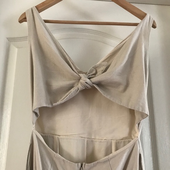 Keith Linen Open Back Jumpsuit - Picture 2 of 6